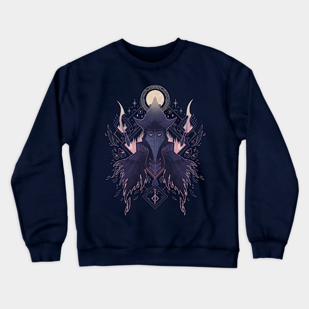 The Crow Crewneck Sweatshirt by LazareGvimradze